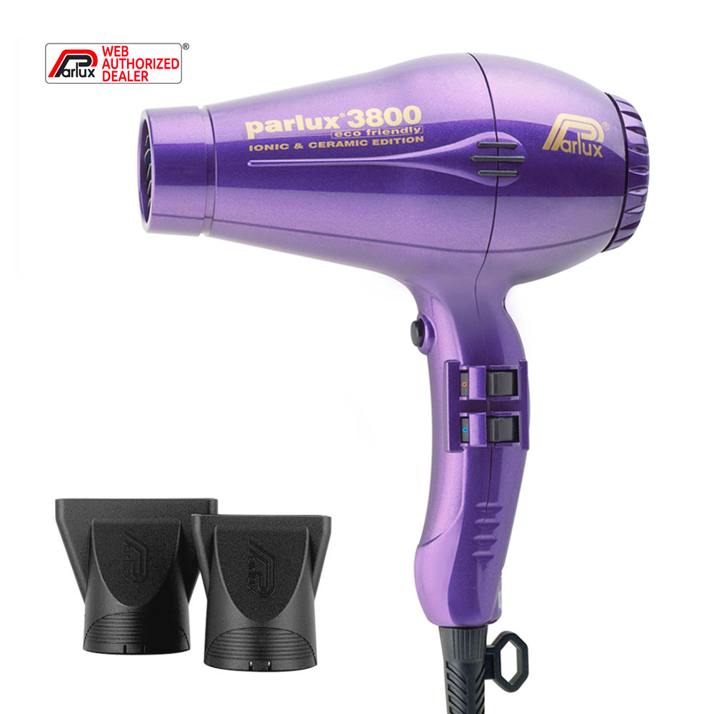 Secador Parlux 3800 Eco Friendly Ionic and Ceramic Edition 2100W Secador de  Pelo - Morado | Compra online en eBay