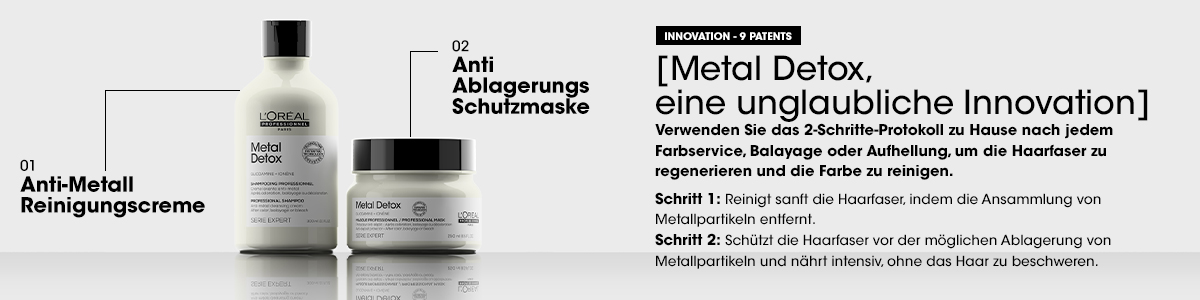 Metal Detox - neutralisiert Metalle in der Haarfaser