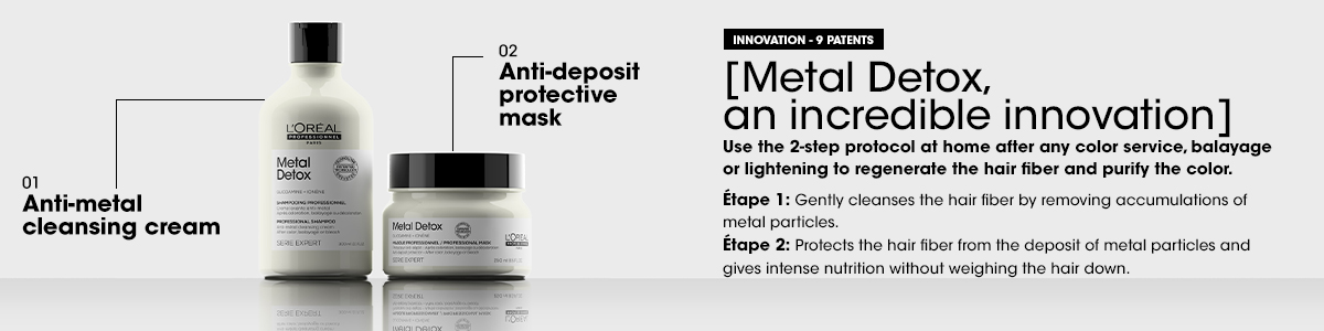 Metal Detox - neutralizes metals in the hair fiber