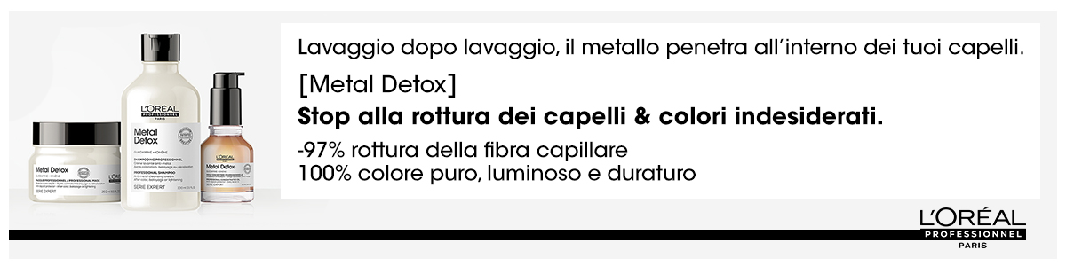 Metal Detox - neutralizza i metalli nella fibra capillare