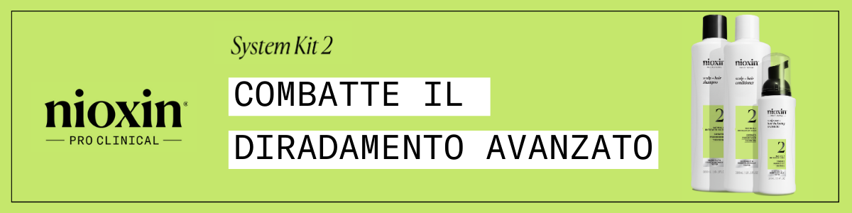Sistema 2 - diradamento avanzato capelli naturali