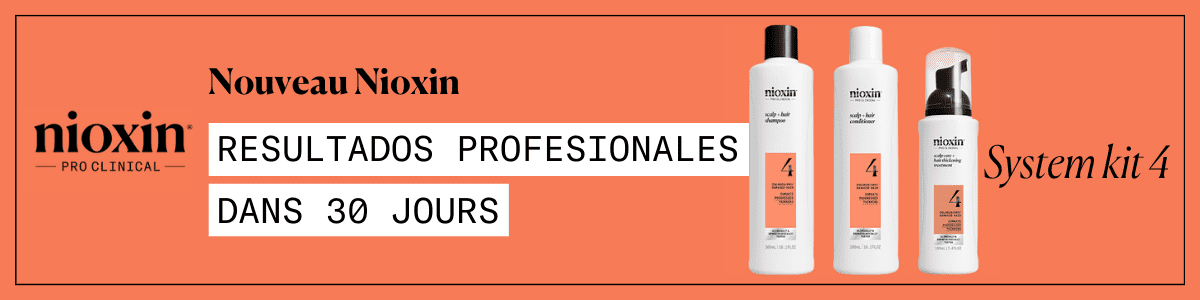 Système 4 – amincissement avancé des cheveux secs traités ou abîmés