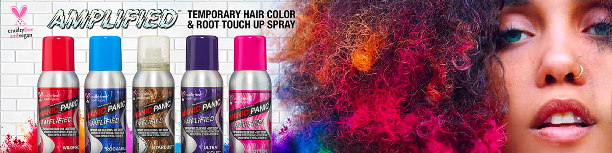 Amplified Spray-on - temporary color and retouching