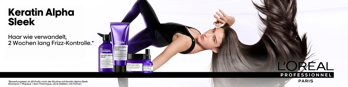 Keratin Alpha Sleek - widerspenstiges und krauses Haar