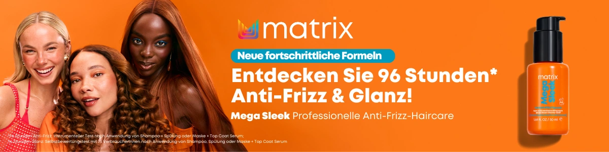 Mega sleek Krauses Haar