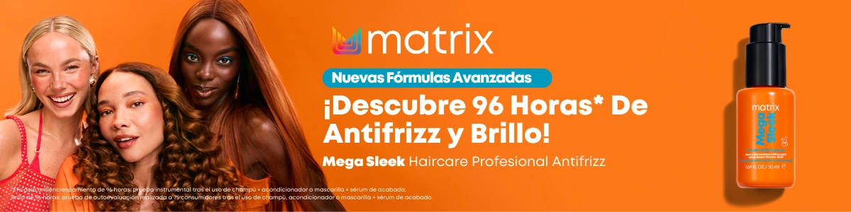 Mega sleek Cabello encrespado
